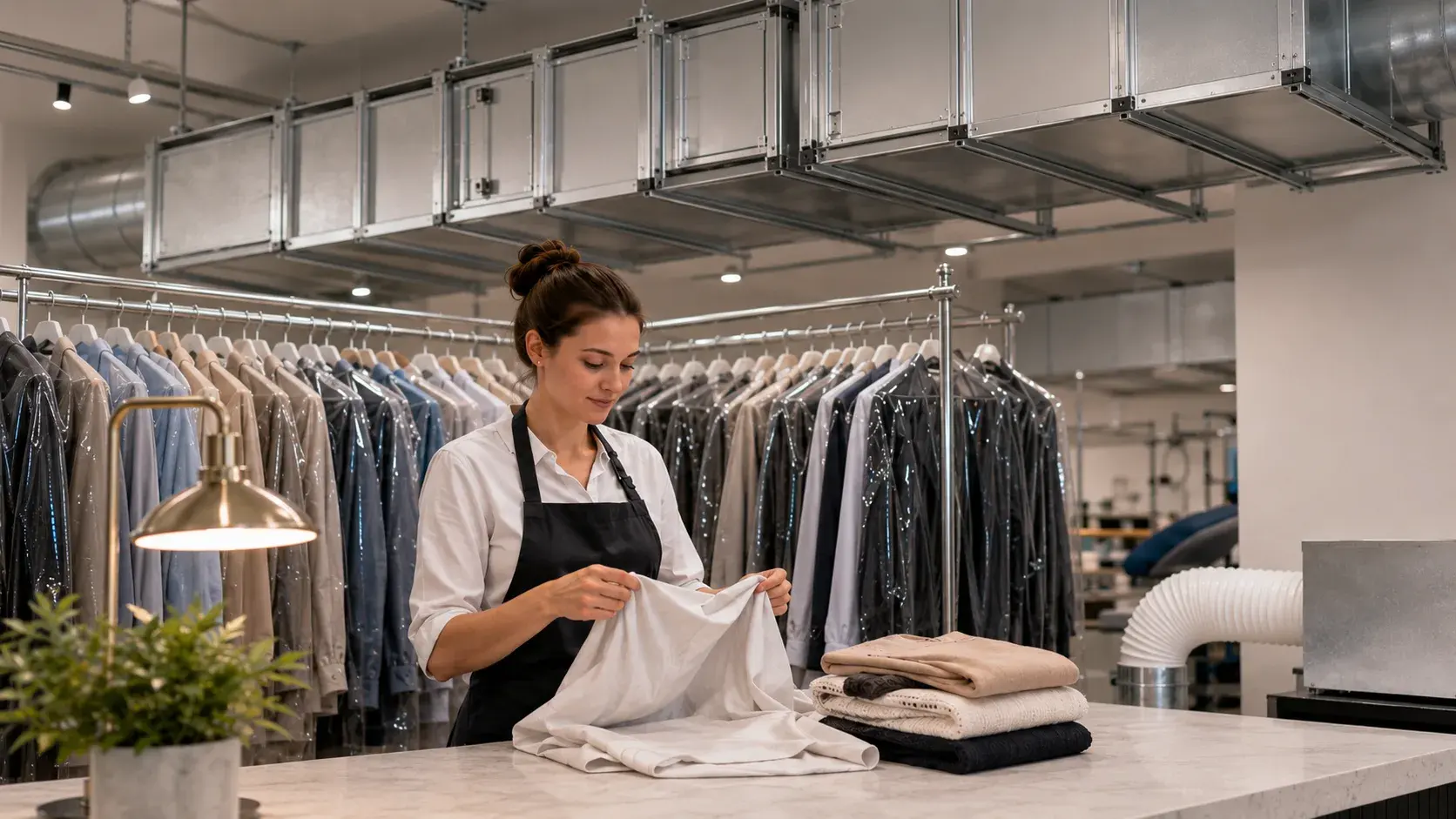 Nagelstudio & chemische Reinigung – Absaugung und Filterung belasteter Raumluft